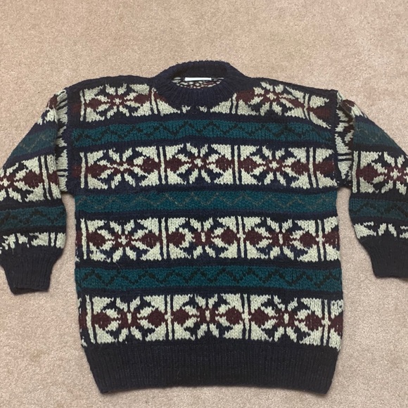 Hand Made wool sweater Native American - Picture 1 of 7